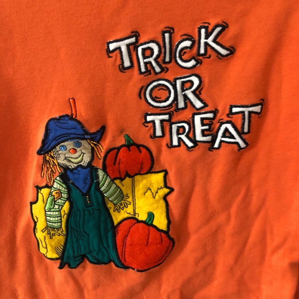 Tangerine Halloween top 4T - Picture 3 of 5